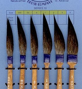 Mack 10 Sword Striping Brush