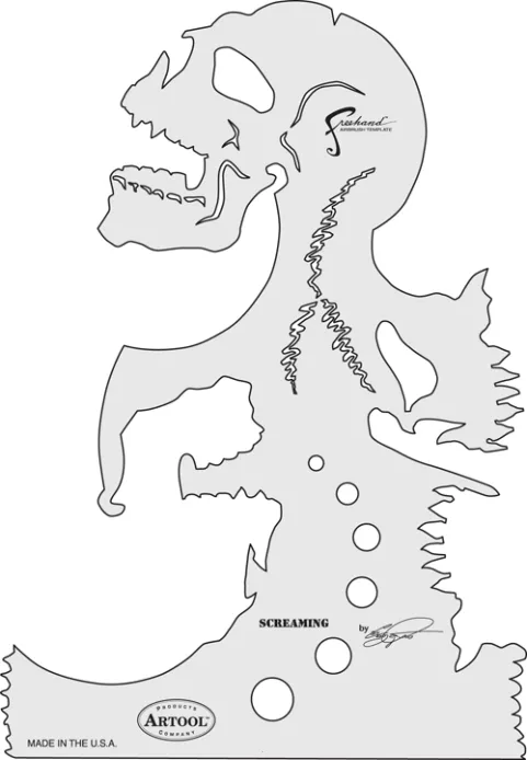 Szablon Skullmaster „The Screaming“