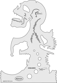 Szablon Skullmaster „The Screaming“