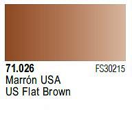 Farba Vallejo Model Air 71026 US Flat Brown 17ml