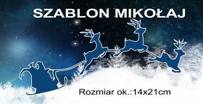 Szablon Zimowy Mikołaj