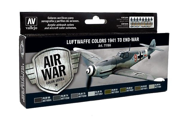 Farby Vallejo Zestaw 71166 Luftwaffe Colors 1941 to end-war