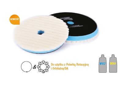 ShineMate Futro polerskie 41755 Short Wool Pad 134mm