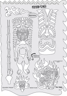 Szablon Tiki Master „Kona Tiki“