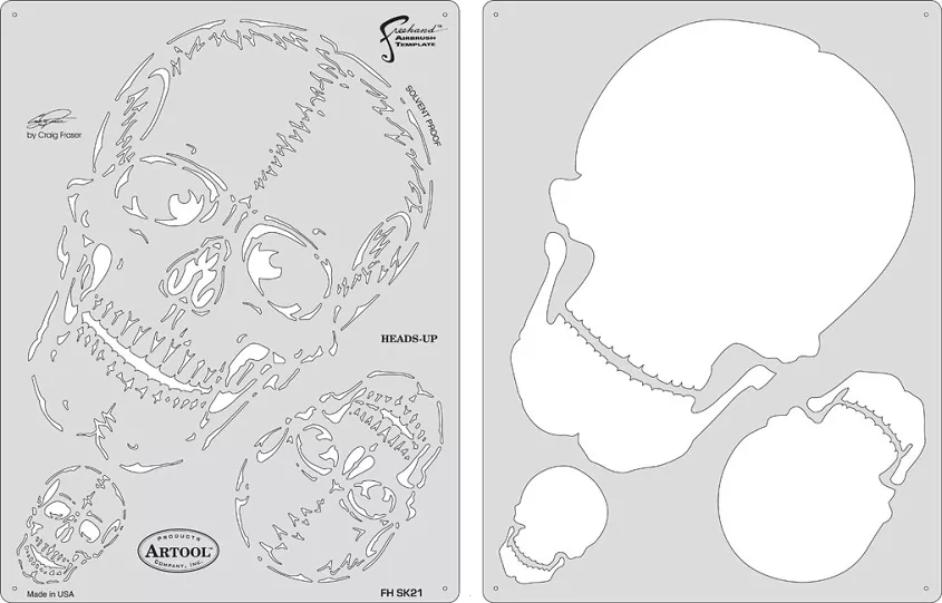 Szablony Horror of Skullmaster „Heads-Up“ 2