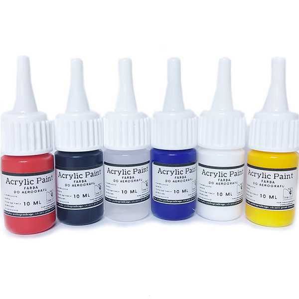 Fine-Art Farby Akrylowe zestaw 5x10ml i rozp