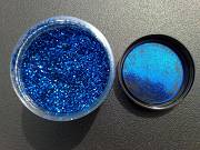 Brokat Metal Flake Opaque Deep Blue 50g (L) 400µm