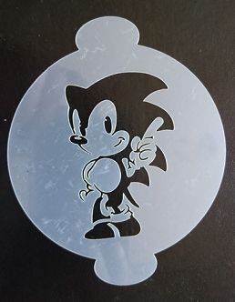 Szablon Sonic 9x9cm