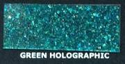 Brokat Metal Flake Holographic Green 50g (M) 200µm