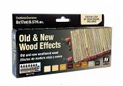 Farby Vallejo Zestaw 71187 Old and New Wood Effects