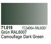 Farba Vallejo Model Air 71019 Camouflage Dark Green 17ml