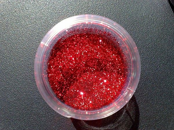 Brokat Metal Flake Opaque Flame Red 50g (L) 400µm