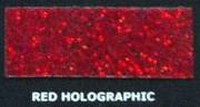 Brokat Metal Flake Holographic Red 50g (M) 200µm