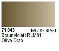 Farba Vallejo Model Air 71043 Olive Drab 17ml