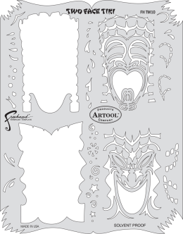 Szablon Tiki MasterII „Two Face Tiki“