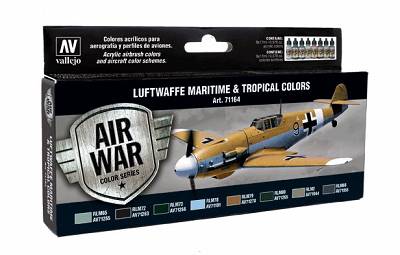 Farby Vallejo Zestaw 71164 Luftwaffe Maritime and Tropical colors