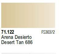 Farba Vallejo Model Air 71122 Desert Tan 686 17ml