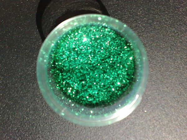 Brokat Metal Flake Opaque Emerald Green (L) 400µm