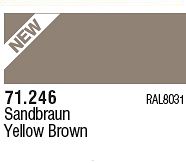 Farba Vallejo Model Air 71246 Yellow Brown 17ml