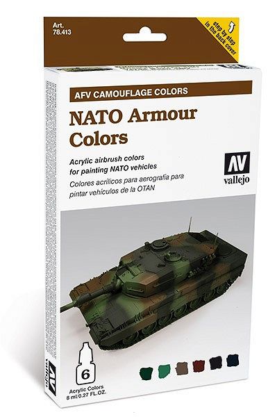 Farby Vallejo Zestaw 78413 NATO Armour Colors