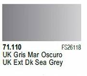 Farba Vallejo Model Air 71110 UK Ext Dk Sea Grey 17ml