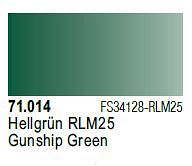 Farba Vallejo Model Air 71014 Gunship Green 17ml