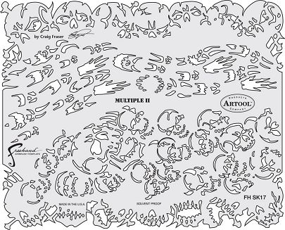 Sablon Artool The Return of Skullmaster „Multiple II“