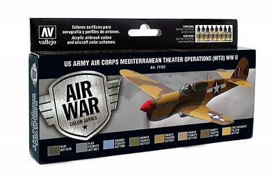Farby Vallejo Zestaw 71183 US Army Air Corps Colors (MTO) WWII