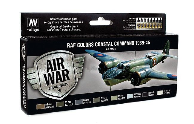 Farby Vallejo Zestaw 71148 RAF Colors Coastal Comm