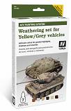 Farby Vallejo Zestaw 78405 Weathering for Yellow and Grey Vehicles