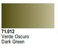 Farba Vallejo Model Air  71012 Dark Green 17ml