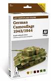 Farby Vallejo Zestaw 78414 German Camouflage 1943/1944